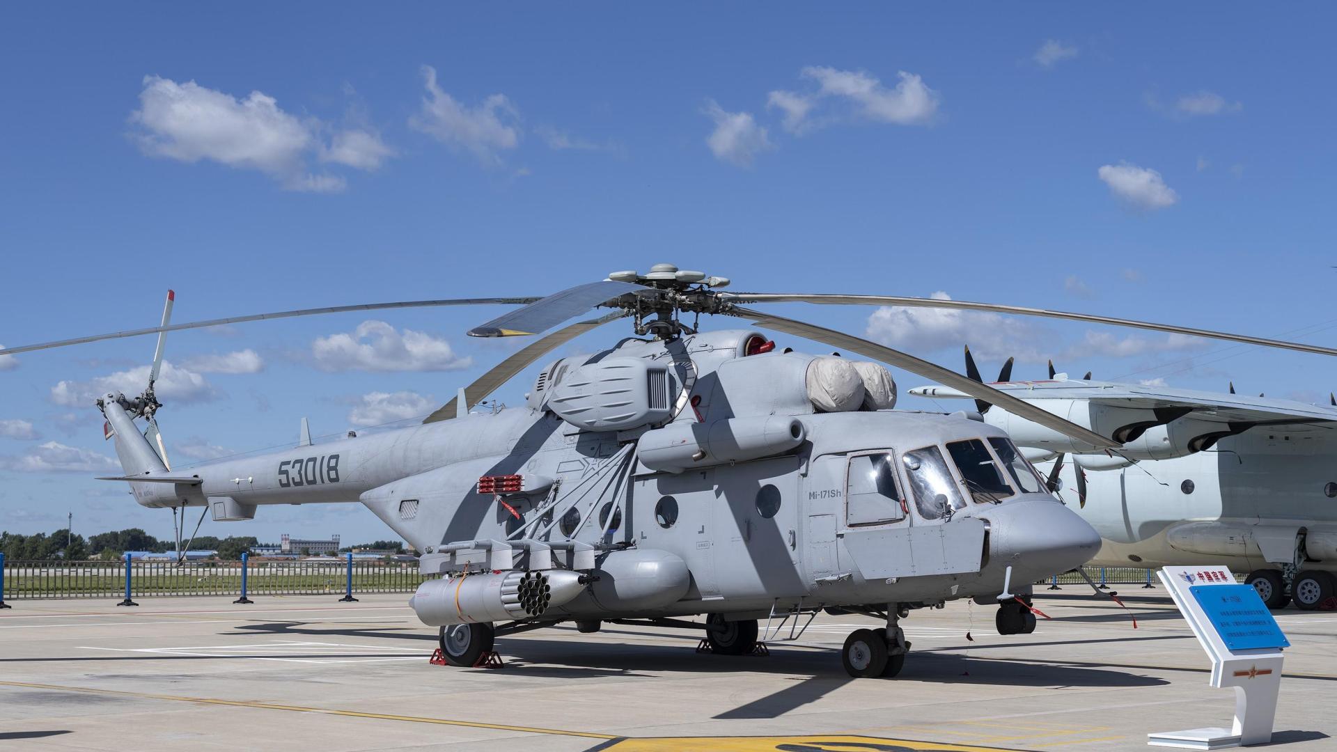 米-171SH武裝直升機(jī)，空中力量的璀璨明珠，米-171SH武裝直升機(jī)，空中璀璨明珠的震撼展現(xiàn)