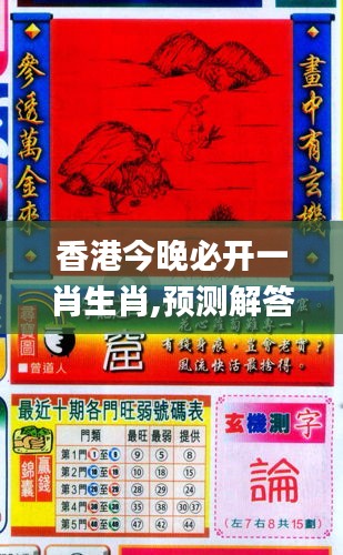 香港和彩王中王精準(zhǔn)一肖，揭秘彩票預(yù)測之謎，揭秘彩票預(yù)測之謎，香港和彩王中王精準(zhǔn)預(yù)測一肖技巧